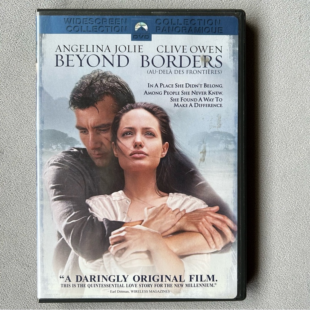 3 for $15 ~ Beyond Borders ~ Angelina Jolie Clive Owens ~ DVD ~ 3 for $15